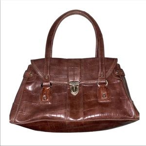 Vintage Liz claiborne purse Faux Leather faux croc